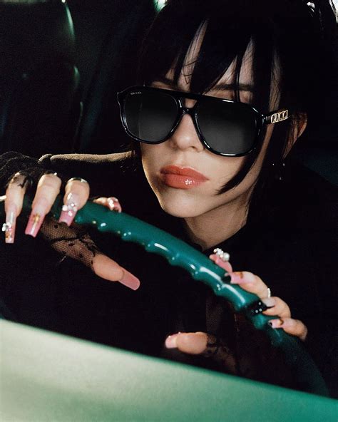 billie eilish gucci sunglasses price|Billie Eilish Gucci campaign.